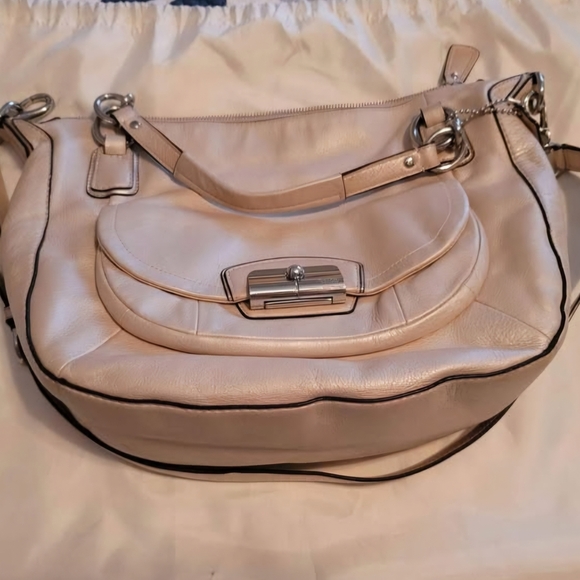 Coach Kristin Hobo Leather Handbag - Picture 4 of 5